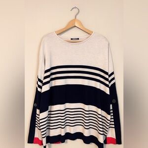 Olsen Large NWT Oversized Poncho Sweater